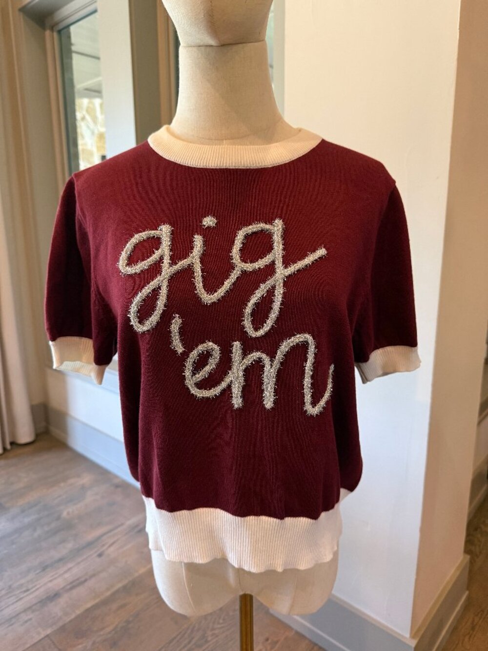Queen of Sparkles Gig Em Sweater